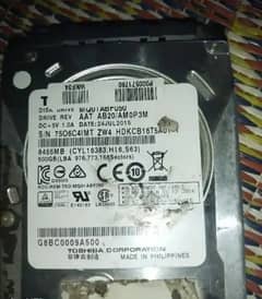 laptop hard drive 500 gp