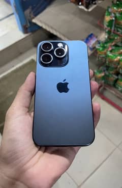 iPhone 15 pro blue titanium jv