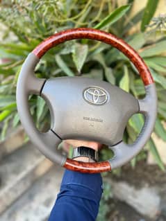 corolla  wooden  steering