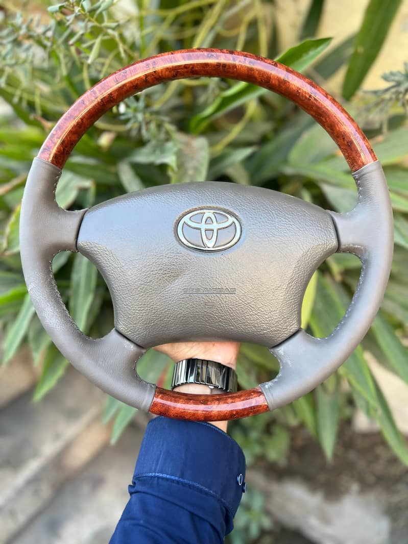 corolla  wooden  steering 3