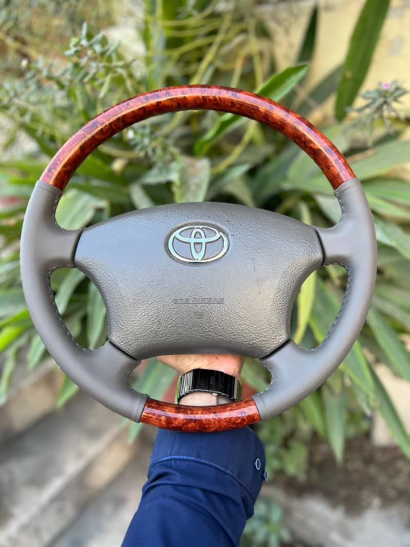 corolla  wooden  steering 4