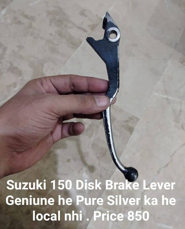 Suzuki 150 Brake lever aur Headlight etc 0