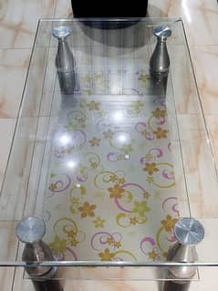 Table with glass top