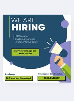 Hiring for CSR