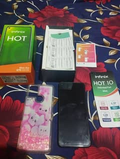 infinix HOT 10 HD screen