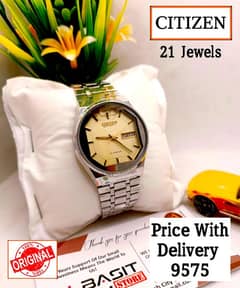 SEIKO 5 CITIZENS ORIENT AUTOMATIC MEN WRIST WATCH 03161737353