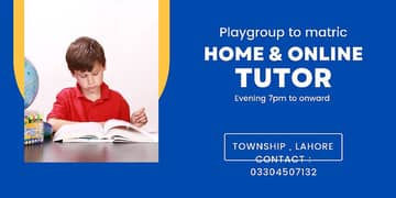 Home & online tutor