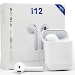 i12 Tws Touch Sensor wireless earbuds, earphone, airbuds