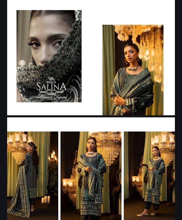 * SALINA  EMBROIDERD KHADDAR BY REGALIA 0