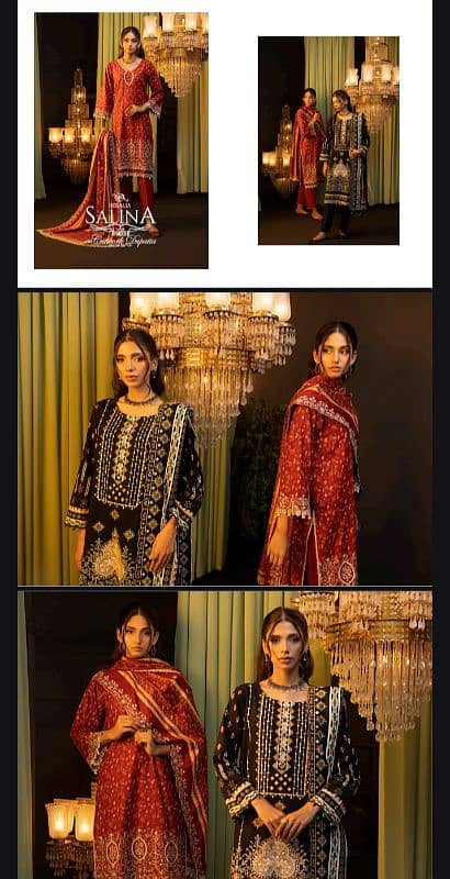 * SALINA  EMBROIDERD KHADDAR BY REGALIA 3