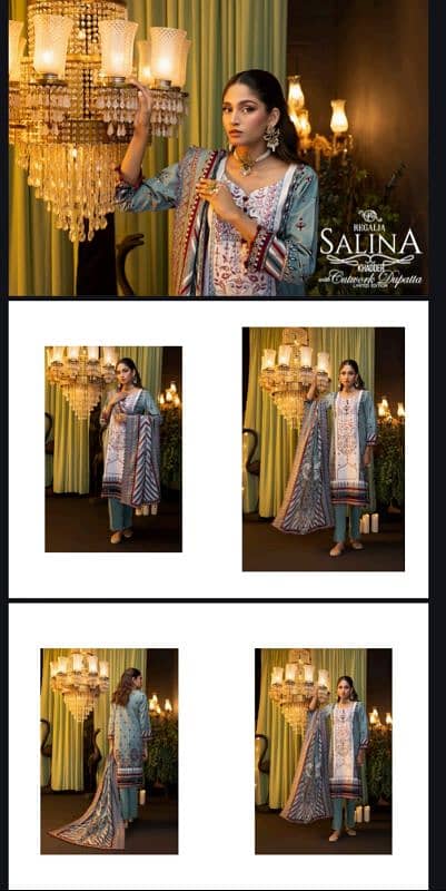 * SALINA  EMBROIDERD KHADDAR BY REGALIA 8