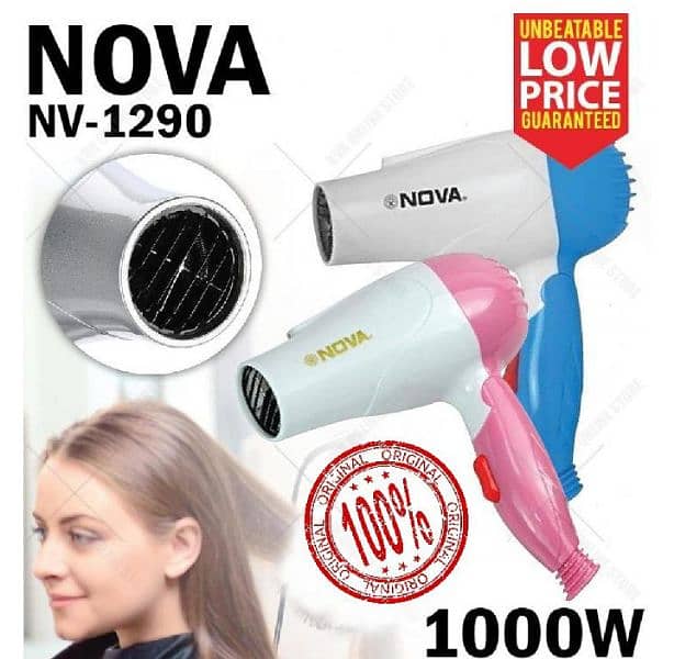 Hair Dryer Women - Men - Hot And Cool Hair Dryer 1