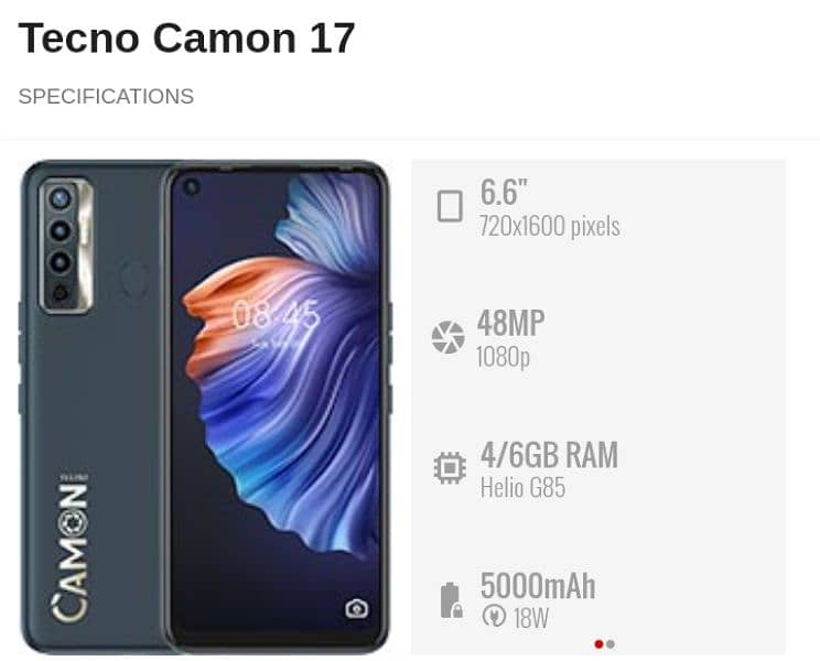 Tecno camon 17 2