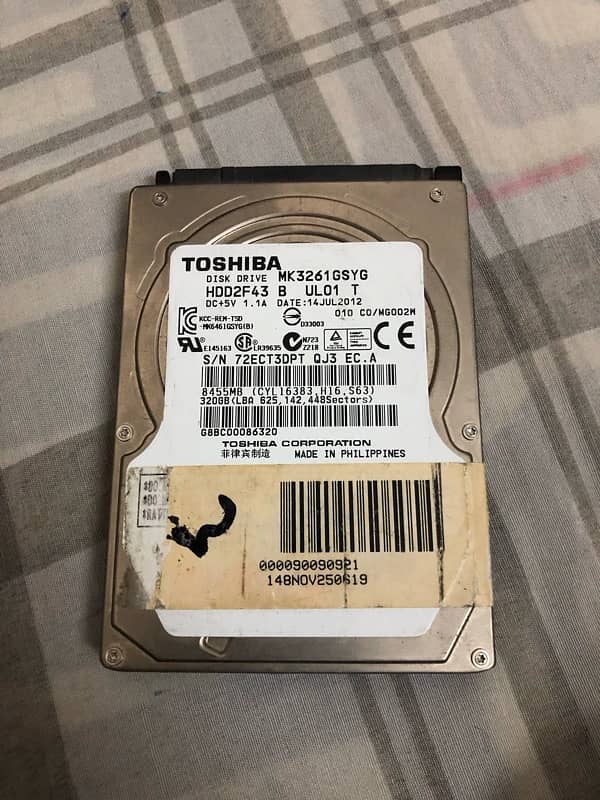 320Gb Hard drive 4