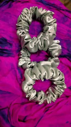 Customised Silk Scrunchies XL