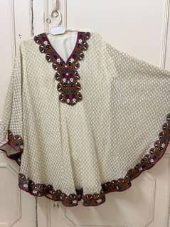 white kaftan with beautiful gala