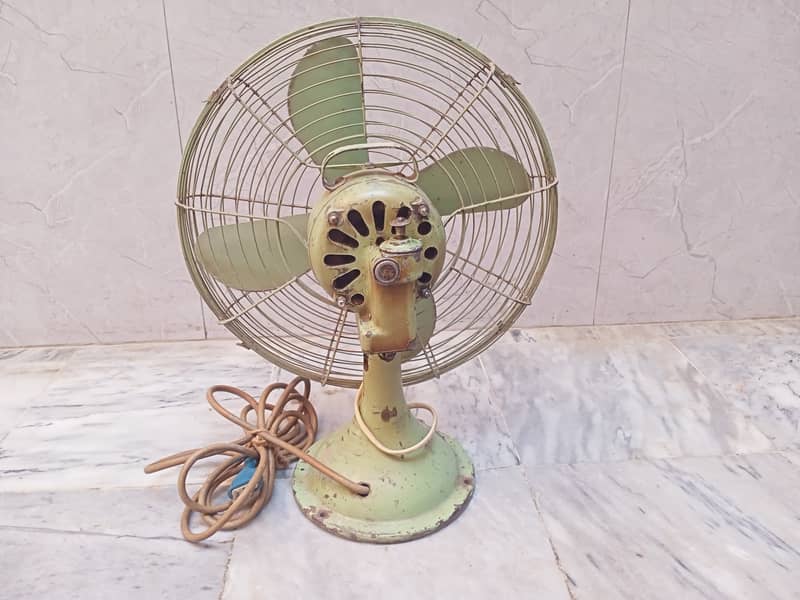 Antique KDK Table Fan 1960s Made in Japan 1