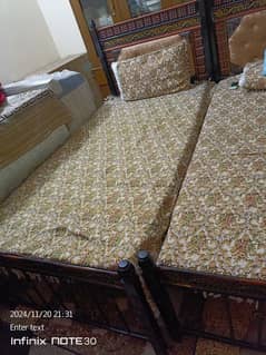 single Iron bed