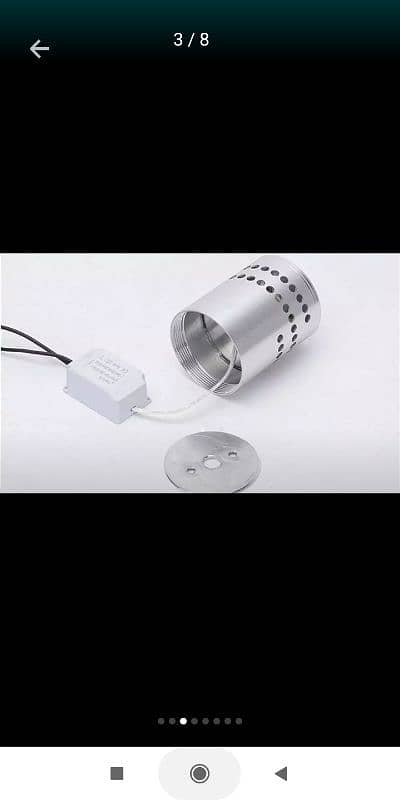 LED 220v Spiral Hole Wall Light Multiple Colors With RGB Remote Contr 1