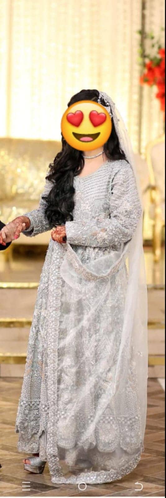 Walima dress for sale in excellent condition 1