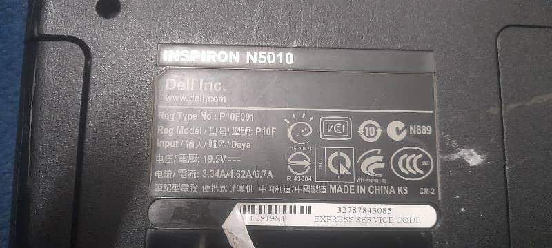 Dell Laptop Inspiron N5010 0