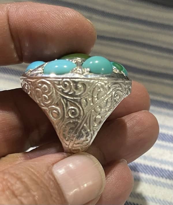 nishapori or hassani feroza ring 3