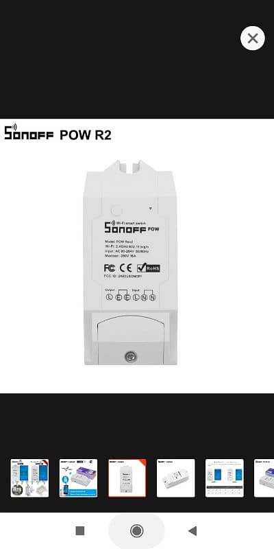 Sonoff Pow R2 metering solar 15A WiFi smart light switch | 8