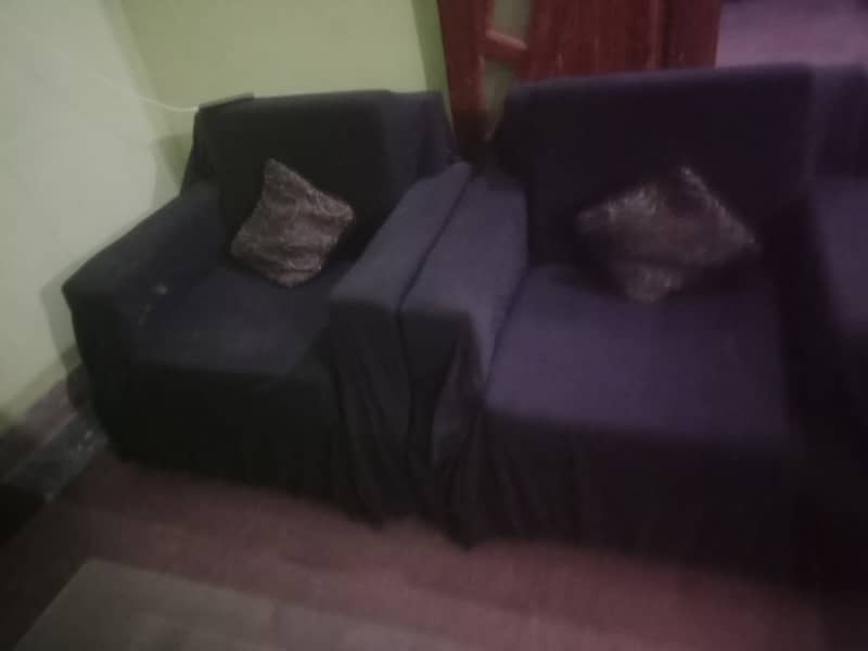 Sofa set 7 seater with cover 0