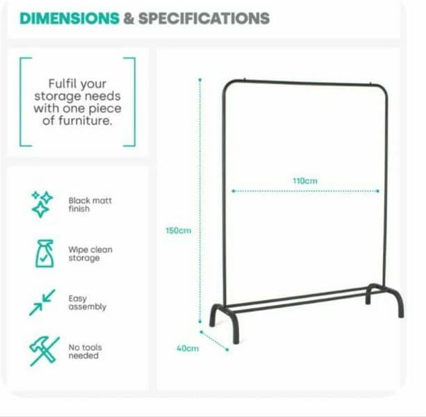 Cloth Stand new box pack 4