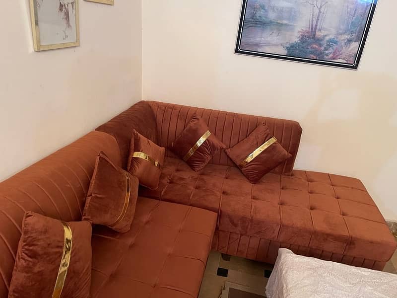 Branded 7 seater L shape sofa 3