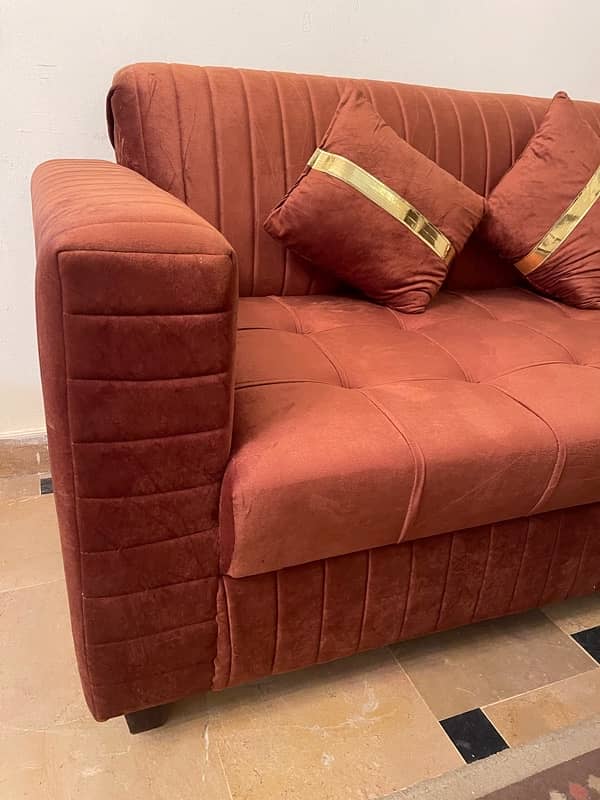 Branded 7 seater L shape sofa 6