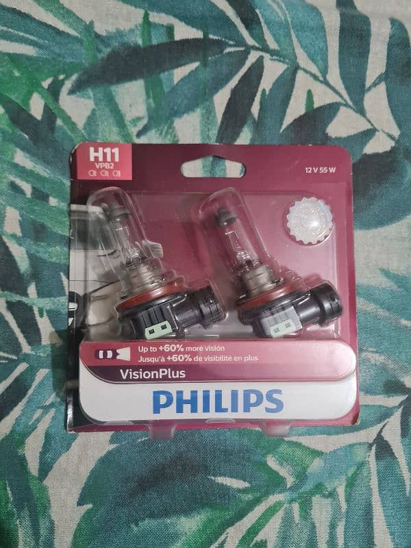 Philips H11 halogen car bulb pack of 2 original 0