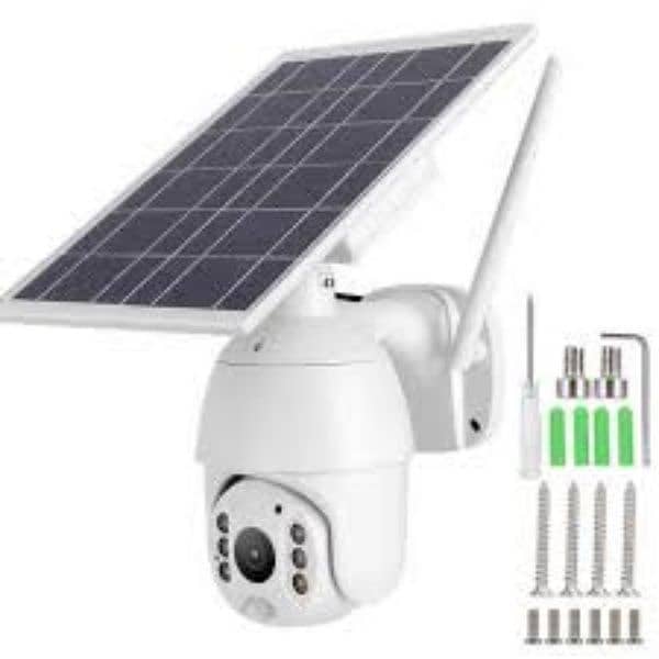 HD intelligent solar energy alert ptz camera 0