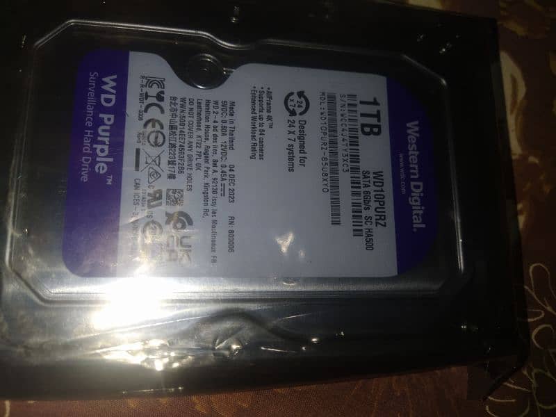 western digital 1tb hard disk, New 0