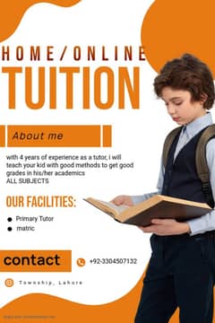 Home & online tutor