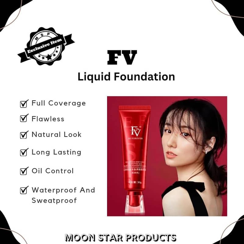 f v liquid foundation full coverage foundation 1