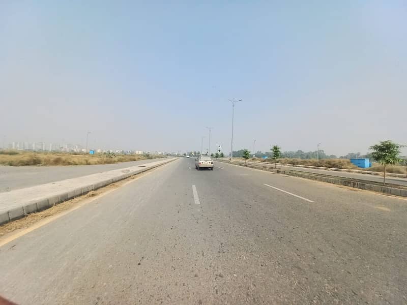 1-Kanal All Paid Possession Plot 120ft Road For Sale In DHA 9 Prism 7