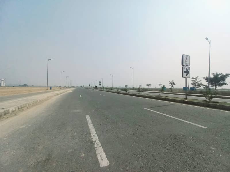 1-Kanal All Paid Possession Plot 120ft Road For Sale In DHA 9 Prism 8