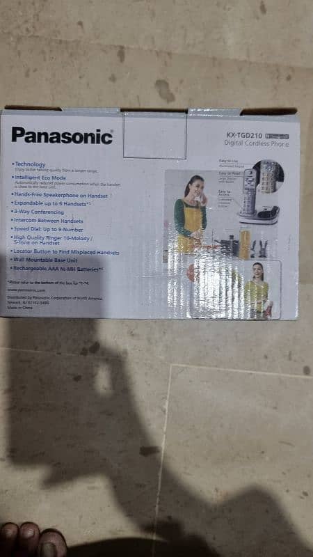 Panasonic cordless telephone set Ptcl 1