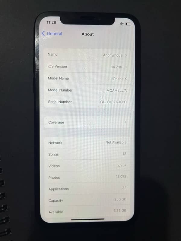 iPhone X 256GB | Factory Unlocked | Non-PTA | Slightly Used 4