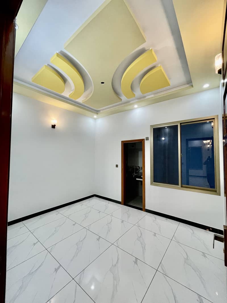 (CHANCE DEAL) 240 sq yards Brand New West Open lease Bungalow On Most Vip Location 40 feet road 13