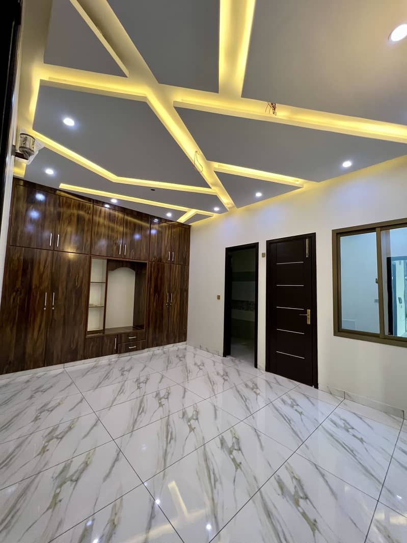 (CHANCE DEAL) 240 sq yards Brand New West Open lease Bungalow On Most Vip Location 40 feet road 27