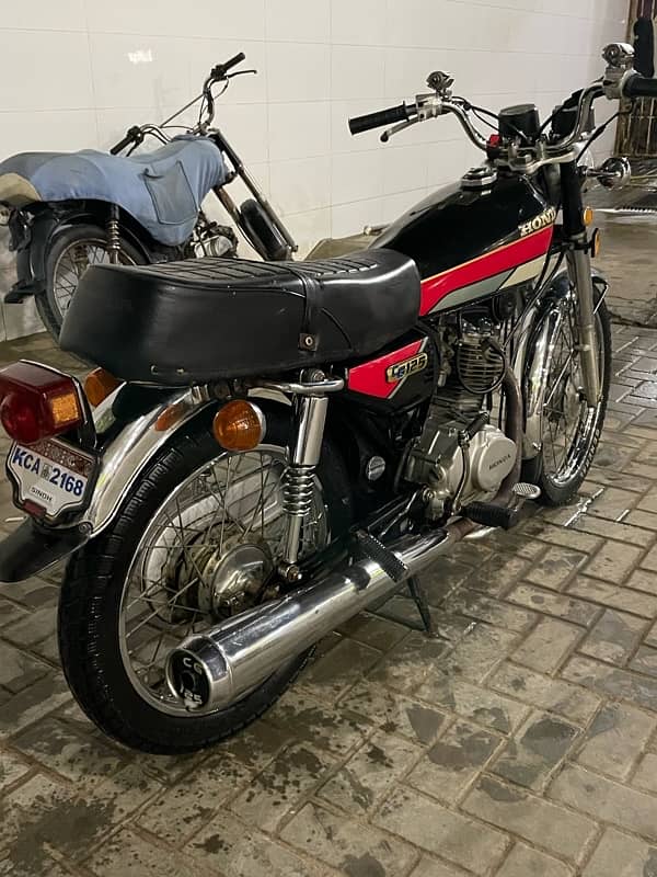 Honda CG 125 Point 1990 round look genuine bike 7