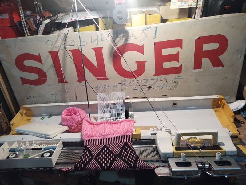 singer knitting machine 8