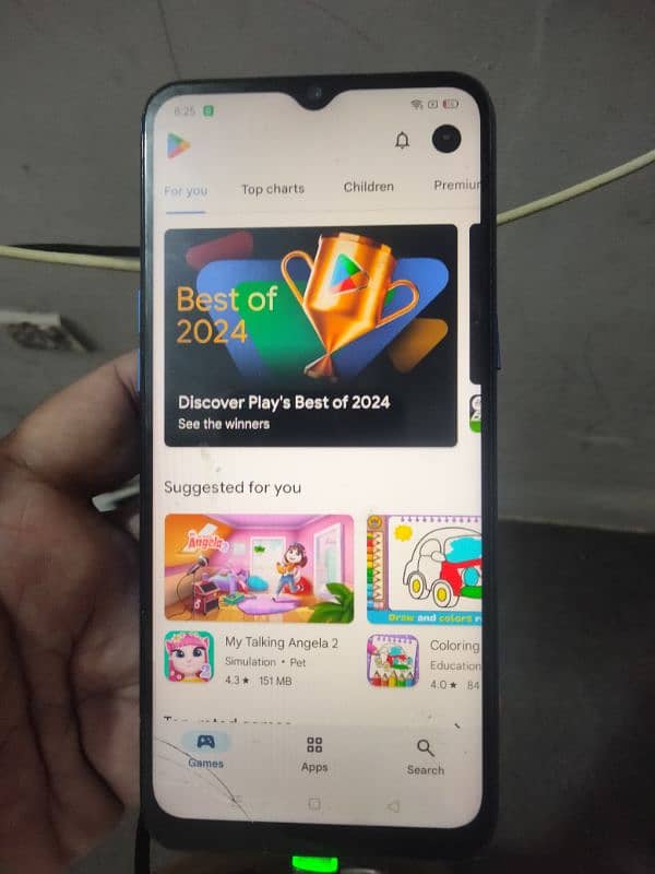 Realme 5, 4/64gb, screen cornor Sy halki crack 0