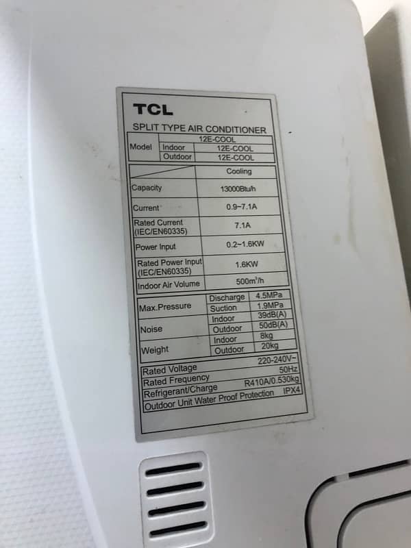 TCL Inverter AC 1