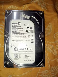 Seagate 500GB Hard Disk sale call 03064300325