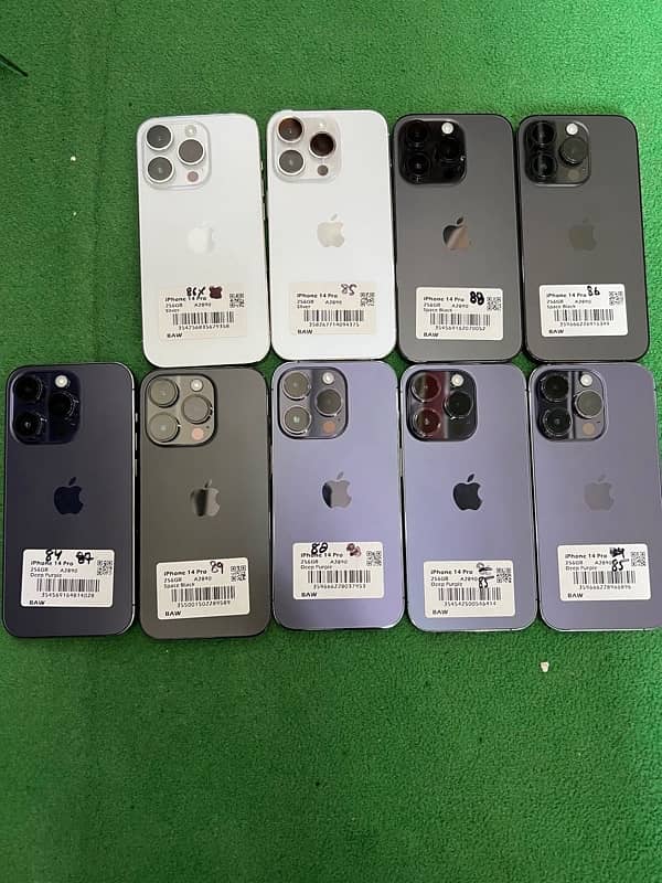 Iphone 14 pro 256gb PTA AND iphone 12 Pro max Pta waterpack 0