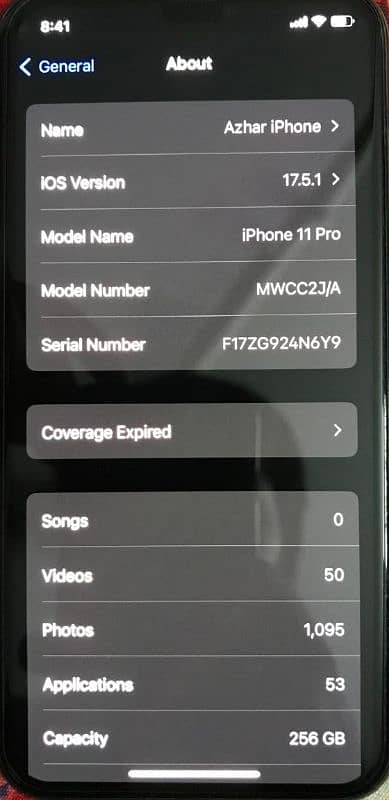 iPhone 11 PRO 256 GB PTA Approved 3