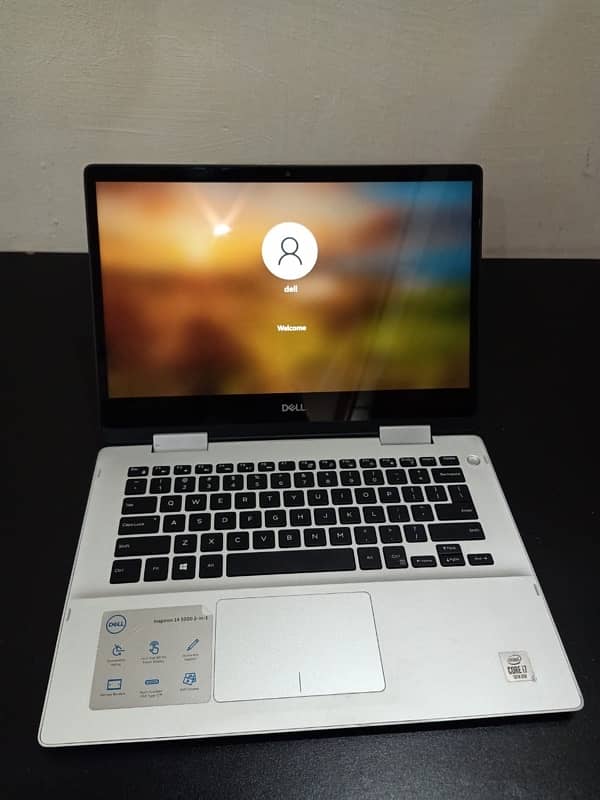 Dell laptop Core i7 10th generation 8gb ram touch screen 360 0